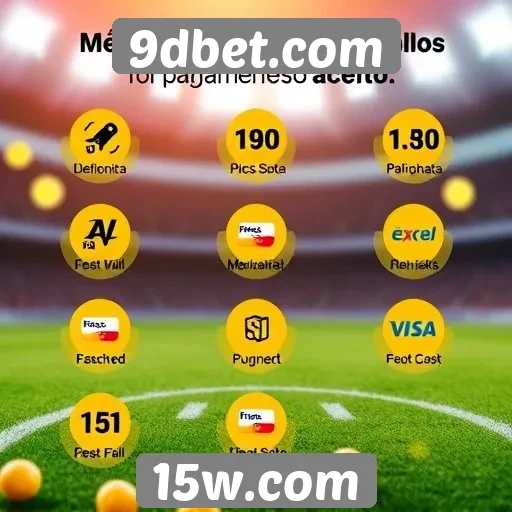 Métodos de pagamento aceitos no 9dbet.com